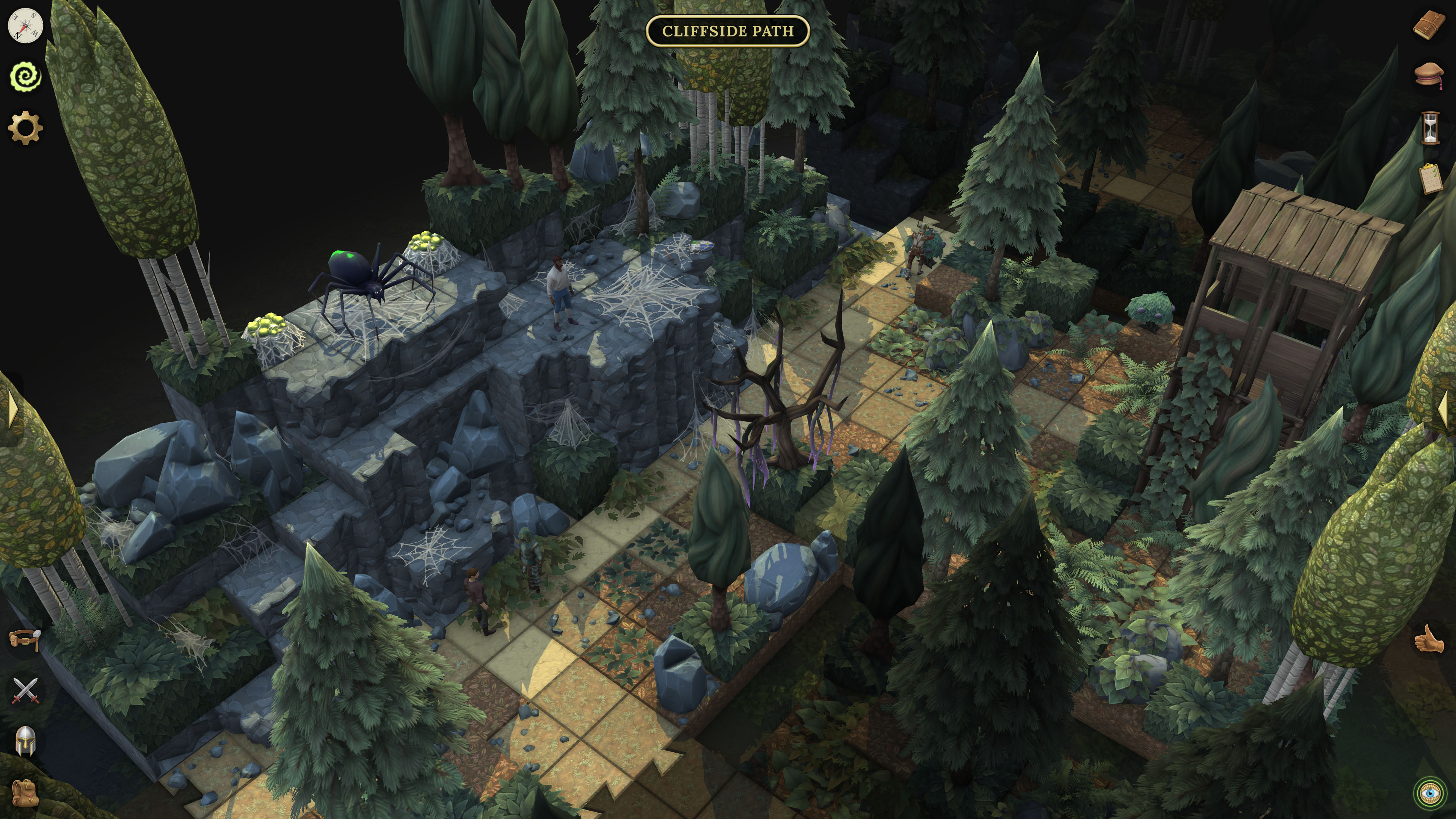 Brighter Merchant overlay showing optimal route